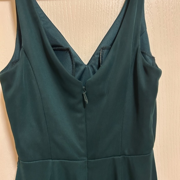 LIKE NEW! Women's Azazie Emerald Green Full Length Dress - 0 - Picture 6 of 10